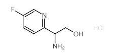 2-氨基-2-(5-氟吡啶-2-基)乙醇盐酸盐结构式