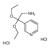 2,2-Diethoxy-2-pyridin-3-yl-ethylamine dihydrochloride结构式