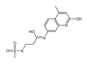 Carbostyril 124 N-Carboxyethyl Methanethiosulfonate结构式