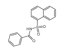 benzoyl-(naphthalene-1-sulfonyl)-amine结构式
