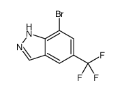 7-溴-5-(三氟甲基)-1H-吲唑结构式