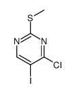 4-氯-5-碘-2-甲硫基嘧啶结构式