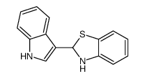 2-(1H-indol-3-yl)-2,3-dihydro-1,3-benzothiazole结构式