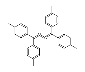 1,1,4,4-tetrakis(4-methylphenyl)buta-1,2,3-triene结构式