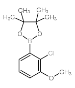 2-氯-3-甲氧基苯硼酸频哪醇酯结构式