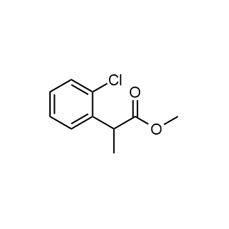 2-(2-氯苯基)丙酸甲酯结构式