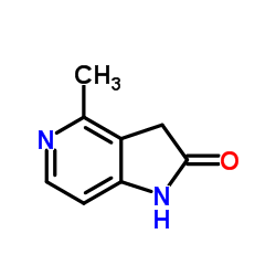 4-Methyl-5-aza-2-oxindole Structure