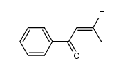 (E)-3-fluoro-1-phenylbut-2-en-1-one Structure
