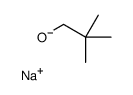 sodium,2,2-dimethylpropan-1-olate Structure