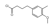 4-(4-methoxy-3-methyl-phenyl)-butyryl chloride Structure