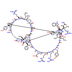 Defensin HNP-2 (human) trifluoroacetate salt结构式