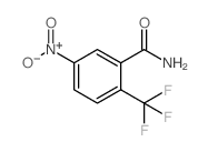 5-硝基-2-(三氟甲基)苯甲酰胺结构式