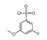 3-fluoro-5-methoxybenzenesulfonyl chloride Structure