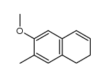 1,2-dihydro-6-methoxy-7-methylnaphthalene结构式