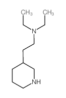 N,N-Diethyl-2-(3-piperidinyl)-1-ethanamine Structure