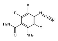 2-amino-4-azido-3,5,6-trifluorobenzamide Structure