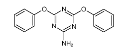 2-amino-4,6-diphenoxy-1,3,5-triazine Structure