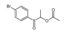 1-((4-bromophenyl)sulfinyl)ethyl acetate Structure