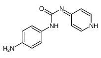 1-(4-aminophenyl)-3-pyridin-4-ylurea结构式