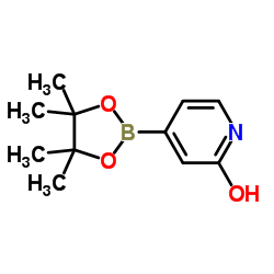 2-羟基吡啶-4-硼酸频那醇酯结构式