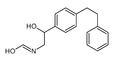 N-[2-hydroxy-2-[4-(2-phenylethyl)phenyl]ethyl]formamide Structure