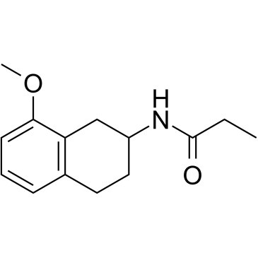 8-甲氧基-2-丙胺四氢萘结构式