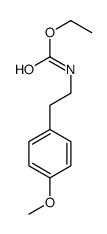 Ethyl [2-(4-methoxyphenyl)ethyl]carbamate Structure