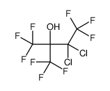 3,3-dichloro-1,1,1,4,4,4-hexafluoro-2-(trifluoromethyl)butan-2-ol结构式
