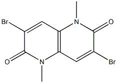 3,7-dibromo-1,5-dimethyl-1,5-naphthyridine-2,6(1H,5H)-dione Structure