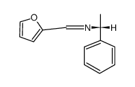 (1R)-N-(furan-2-ylmethylidene)-1-phenylethanamine Structure