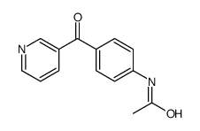 N-[4-(pyridine-3-carbonyl)phenyl]acetamide结构式