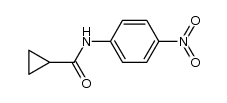 cyclopropanecarboxylic acid (4-nitrophenyl)amide结构式