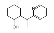 2-(1-pyridin-2-ylethyl)cyclohexan-1-ol结构式