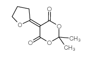 2,2-二甲基-5-(四氢呋喃-2-亚基)-1,3-二氧六环-4,6-二酮结构式