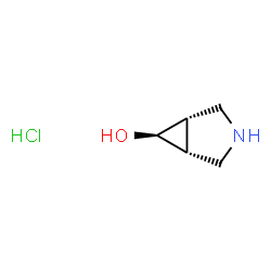 exo-3-azabicyclo[3.1.0]hexan-6-ol;hydrochloride structure