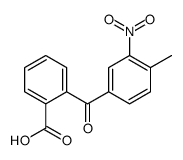 2-(4-methyl-3-nitrobenzoyl)benzoic acid Structure