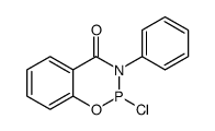 2-chloro-3-phenyl-1,3,2-benzoxazaphosphinin-4-one Structure