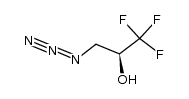(2S)-(+)-1-Azido-3,3,3-trifluoro-2-propanol Structure