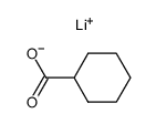 cyclohexanecarboxylic acid Li-salt Structure