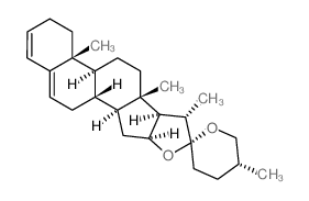 Spirosta-3,5-diene,(25R)- Structure