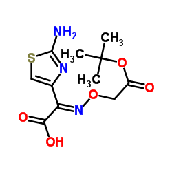 2-(2-Aminothiazole-4-yl)-2-[2-(tert-butoxycarbonyl)-methoxyimino]acetic acid Structure