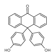 9,9'-bis(4-hydroxyphenyl)-10-anthrone Structure