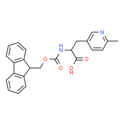 Fmoc-3-(6-methyl-3-pyridyl)-DL-Ala-OH Structure