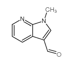 1-Methyl-1H-pyrrolo[2,3-b]pyridine-3-carboxaldehyde Structure