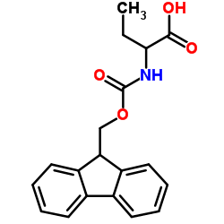 FMOC-DL-2-AMINOBUTYRIC ACID structure