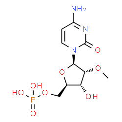 5'-Cytidylic acid, 2'-O-Methyl-结构式