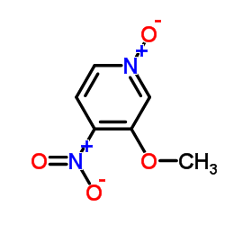 3-Methoxy-4-nitropyridine 1-oxide structure