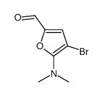 4-bromo-5-(dimethylamino)furan-2-carbaldehyde结构式