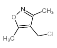 4-氯甲基-3,5-二甲基异噁唑结构式
