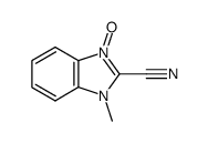 2-Benzimidazolecarbonitrile,1-methyl-,3-oxide(8CI)结构式